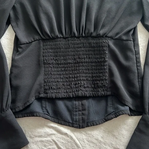 Abercrombie and Fitch button-down long sleeve blouse XS - Picture 7 of 7